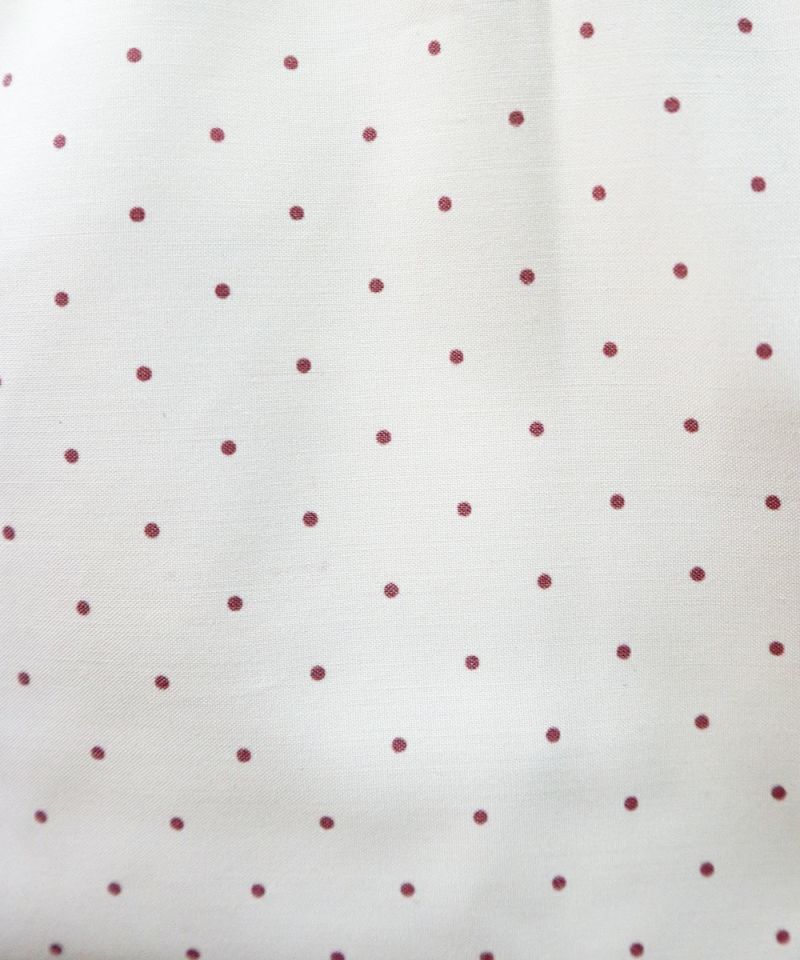 ivory × red / Fabric up