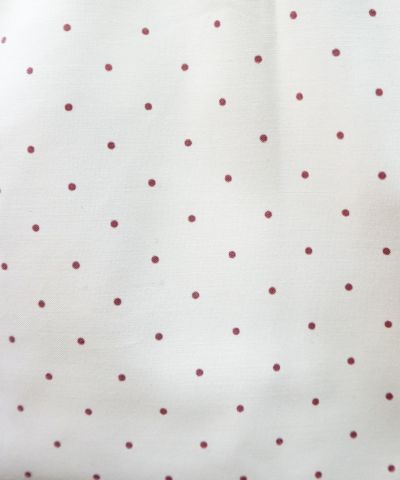 ivory × red / Fabric up