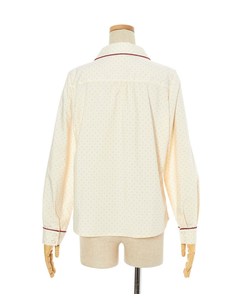 Back (ivory × red)