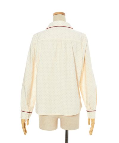 Back (ivory × red)