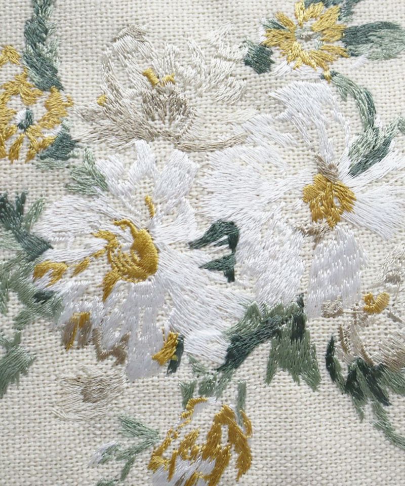 アートタッチフラワー刺繍ハンドバッグ/an another angelus アートタッチフラワー刺繍ハンドバッグ/an another angelus
