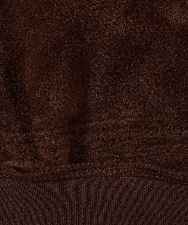 Brushed part up (brown)