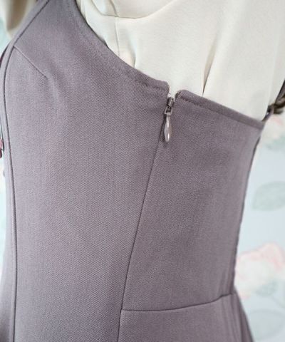 purple / side zipper