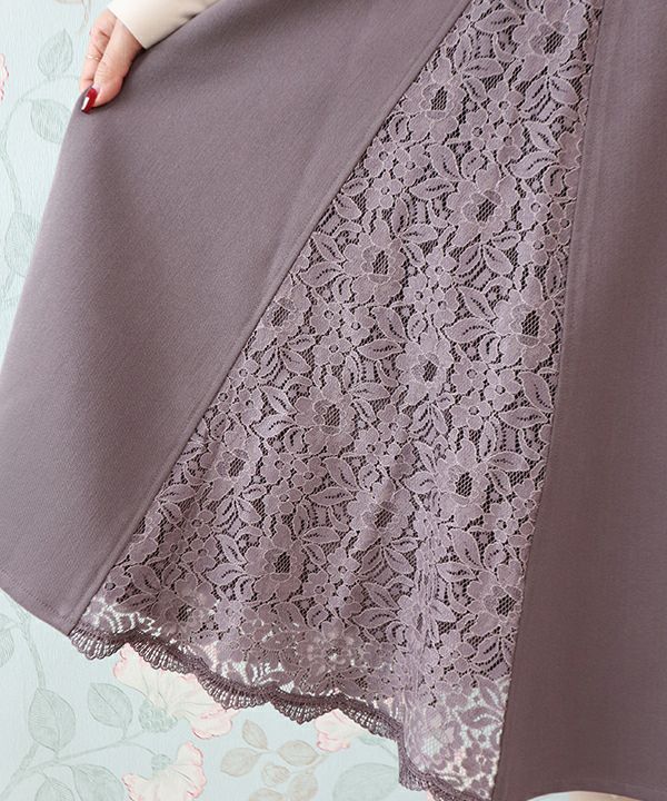 purple / lace up