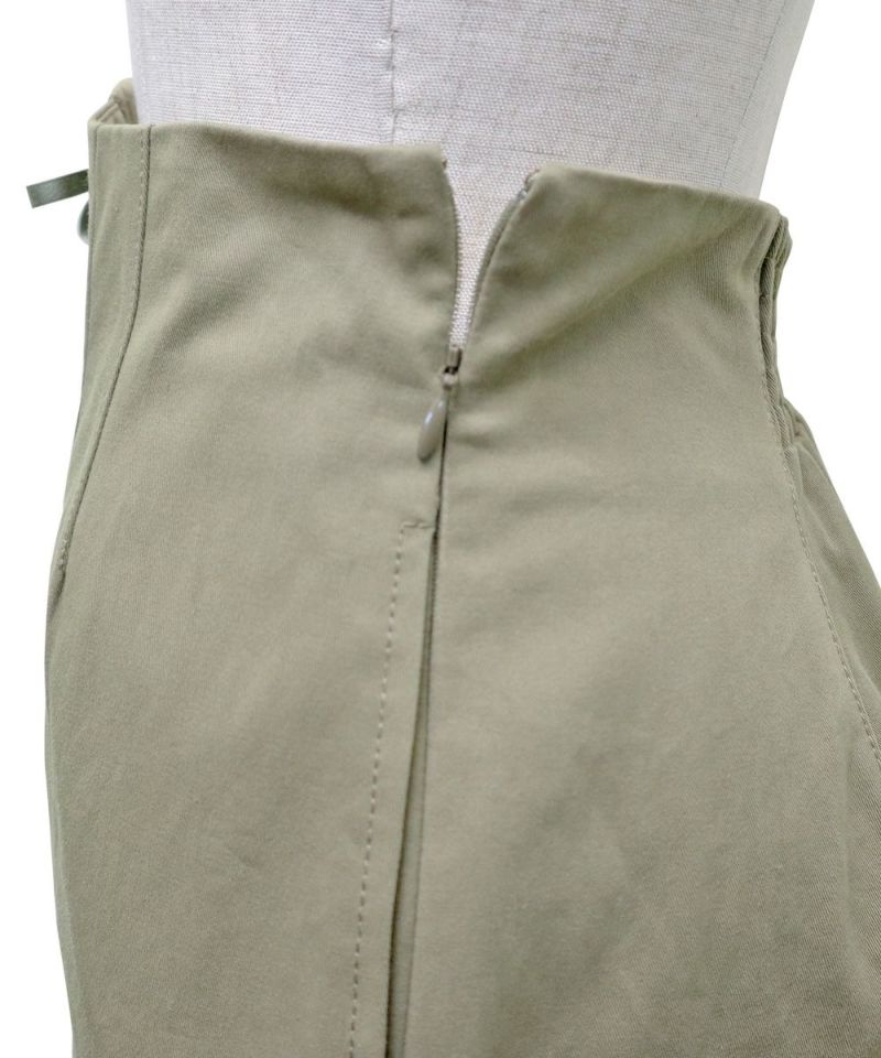 Side zipper up (khaki)