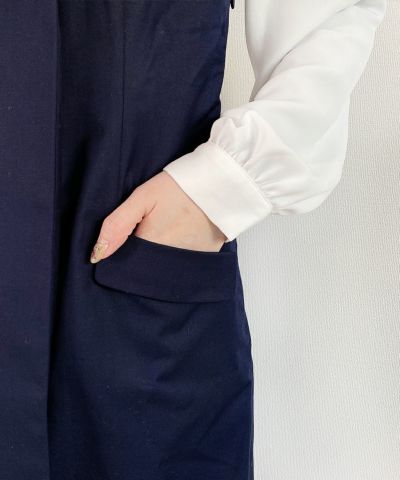navy / side pocket