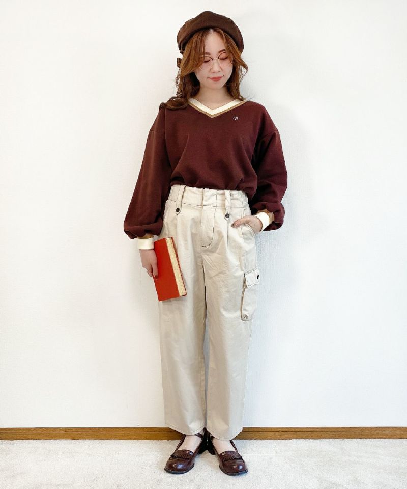 off white / 153cm / S size wearing