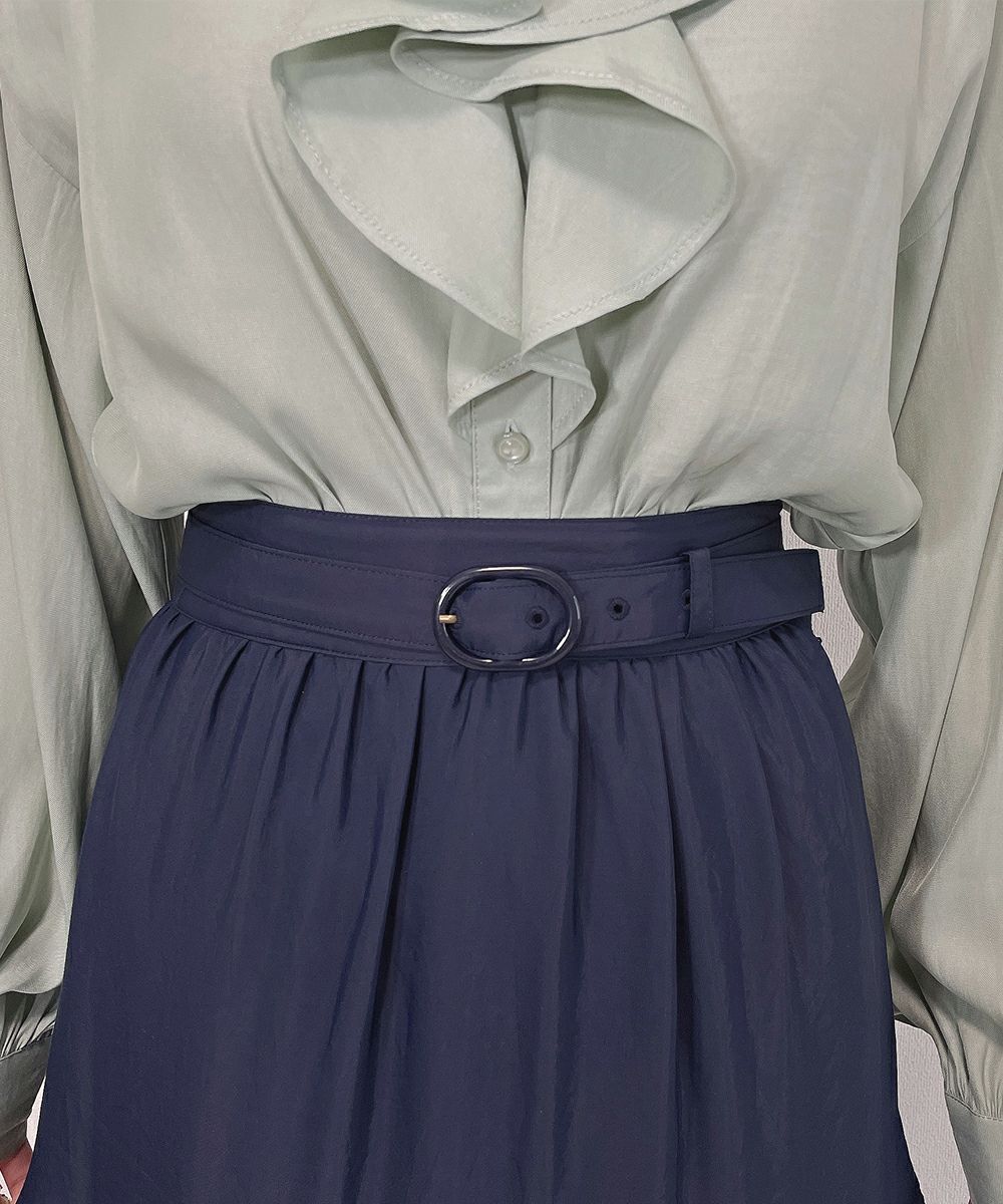 navy / ベルト