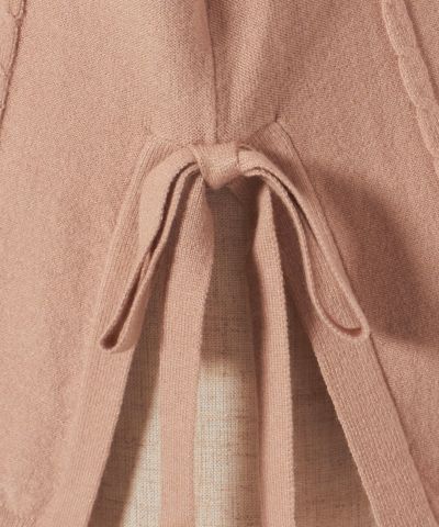Side ribbon (pink beige)
