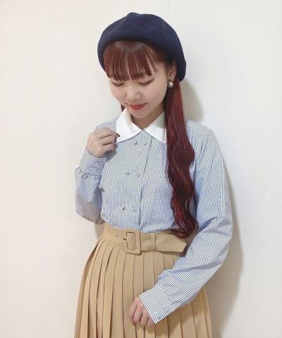 off white×navy / 154cm