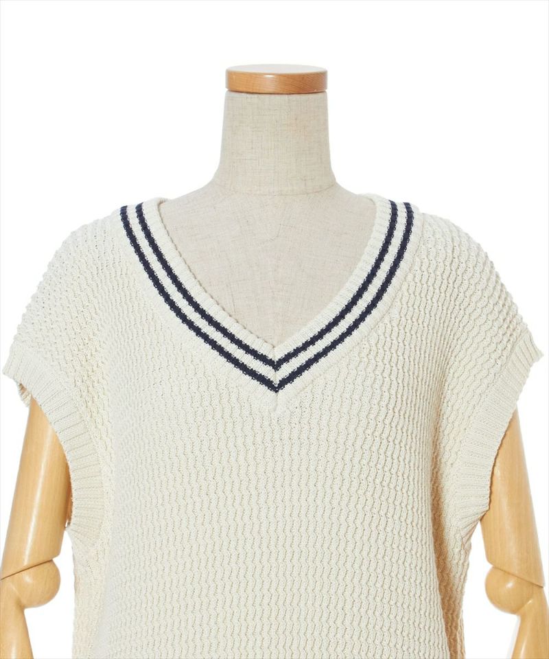Front up (ivory x blue)