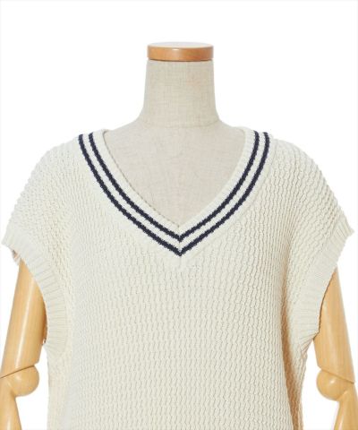 Front up (ivory x blue)