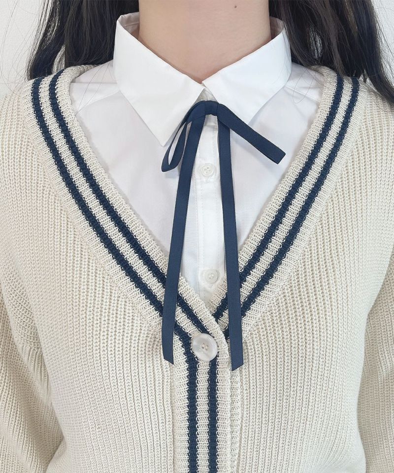 off white×navy / 162cm