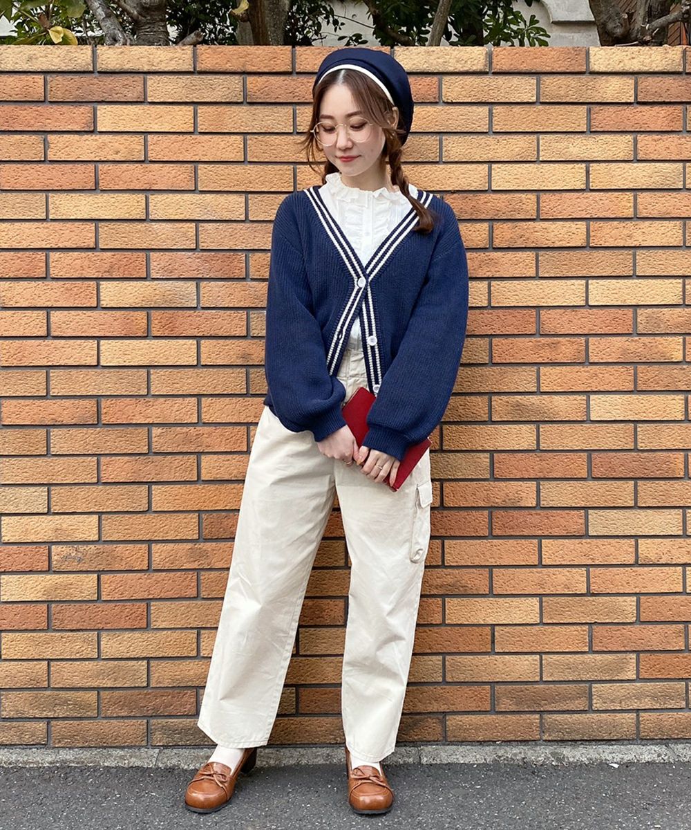 navy×white / 153cm