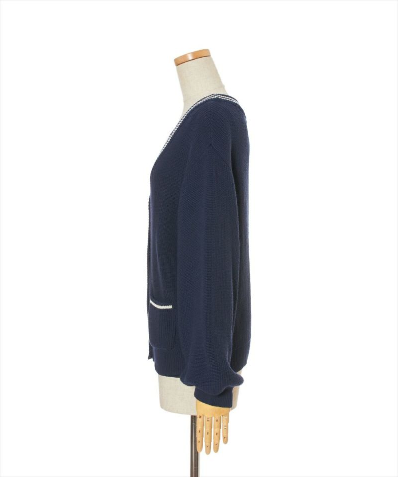 サイド (navy×white)