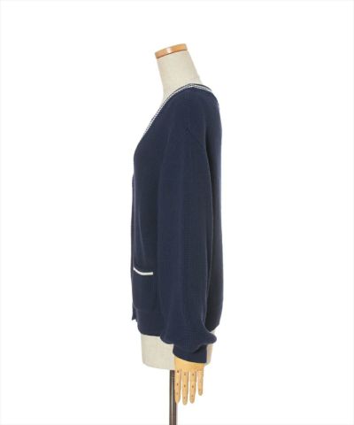 サイド (navy×white)