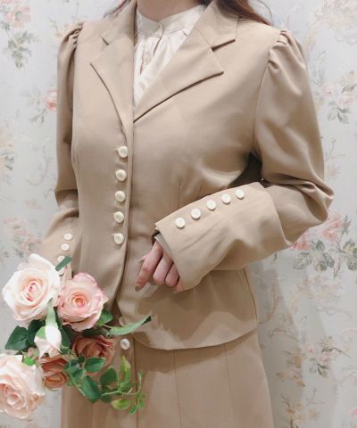 □ Buttoned tailored jacket/an another angelus [41BD01j003]