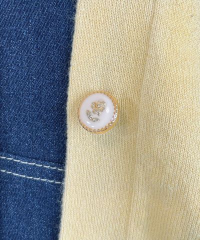 light yellow / button