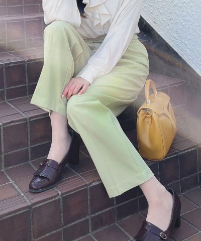 □センタープレスタックパンツ/F&A [41CH02q002]