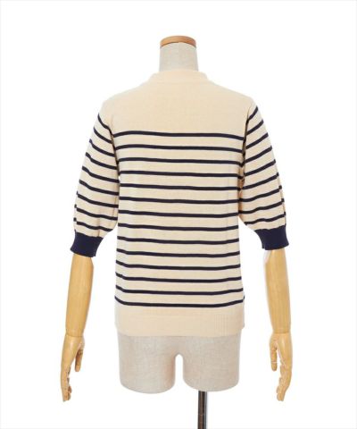 Back (ivory x blue)