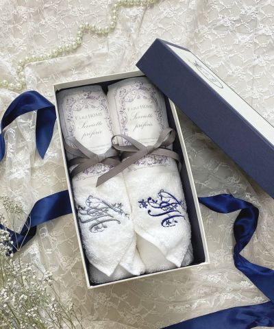 Face towel set with gift box / F i.n.t HOME [000000142I]