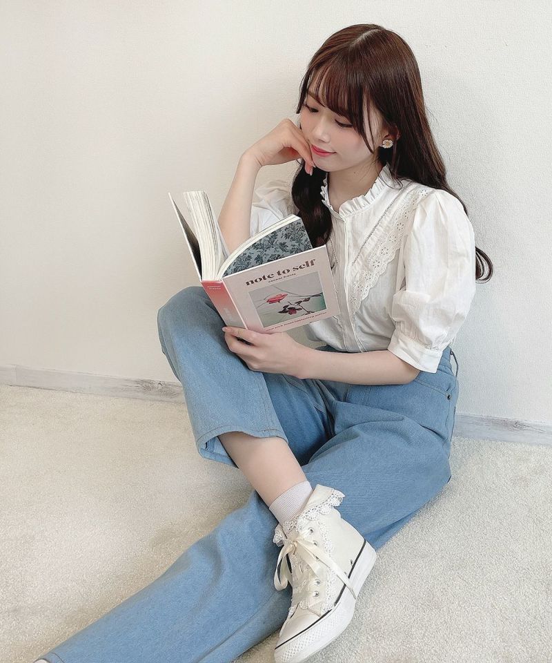 light blue / 162cm (wearing S size)