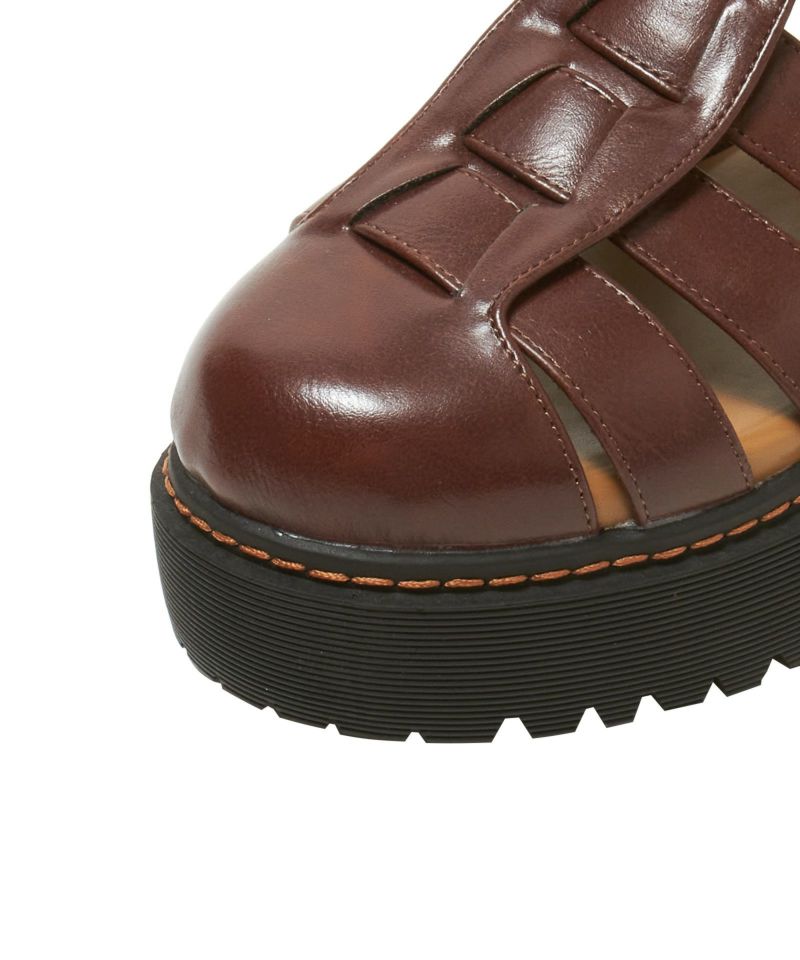 Front up (brown)