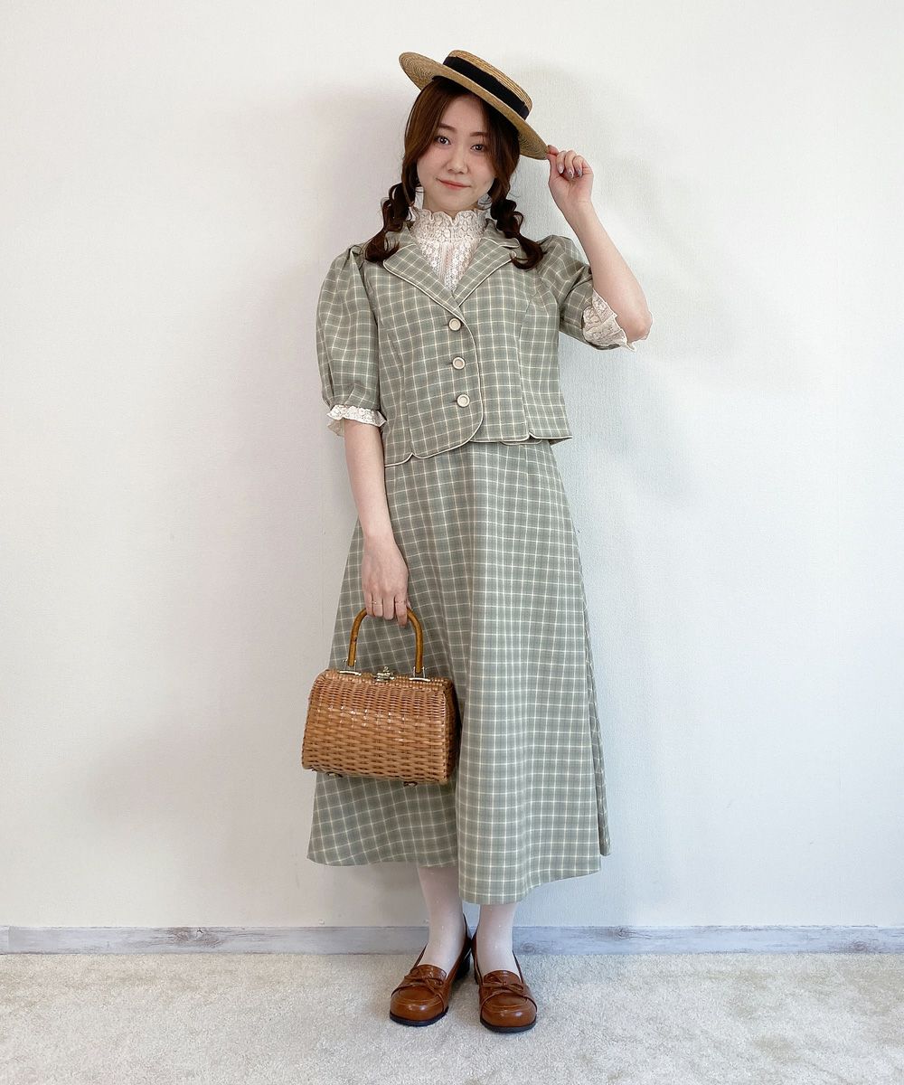 green×white / 153cm