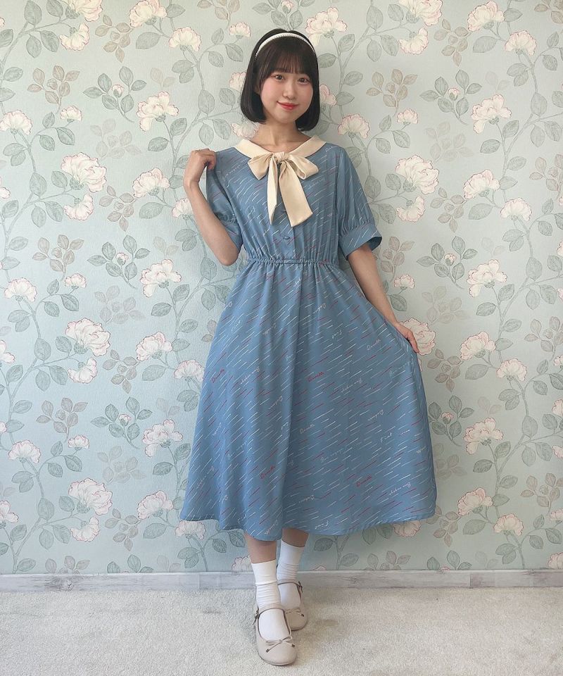 light blue×white / 155cm