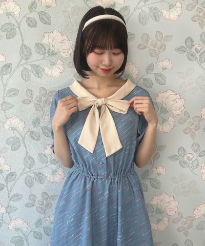 light blue×white / 155cm