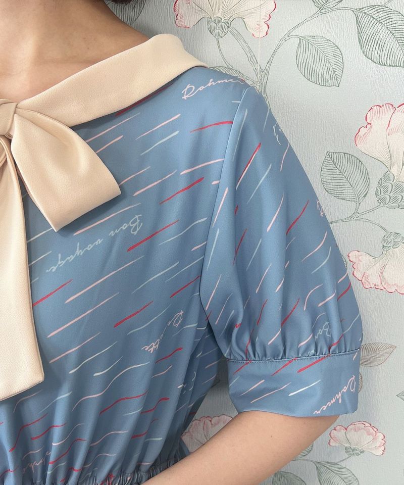 light blue x white / sleeves