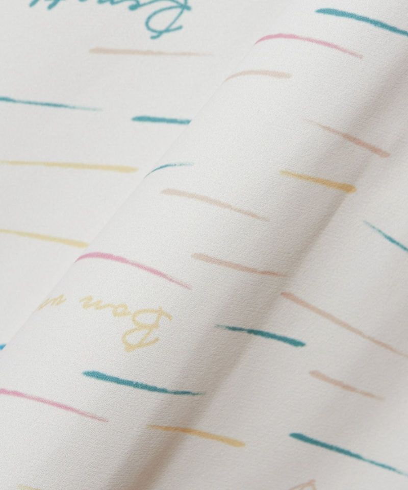Fabric up (ivory x green)
