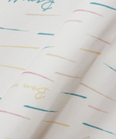 Fabric up (ivory x green)