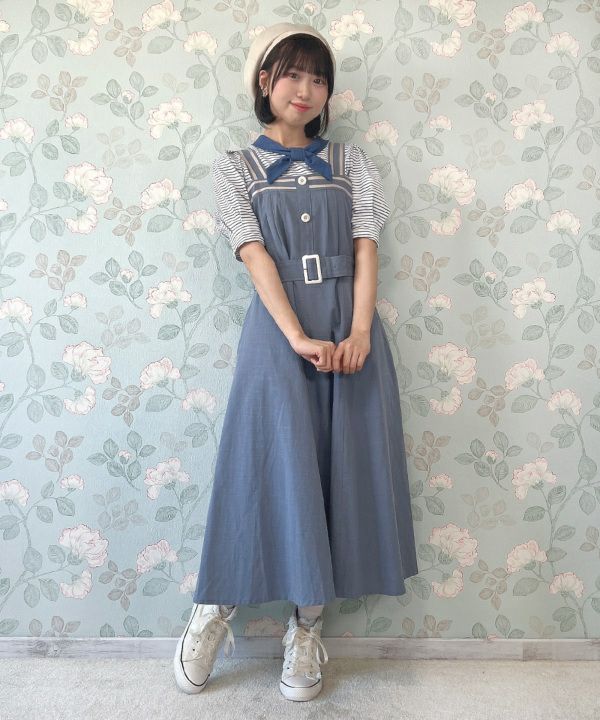 blue×white / 155cm