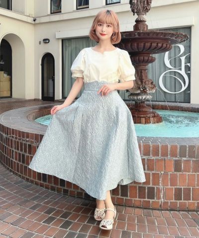 EFFE BEAMS（エッフェ ビームス）ストライプ ボリュームスリーブ