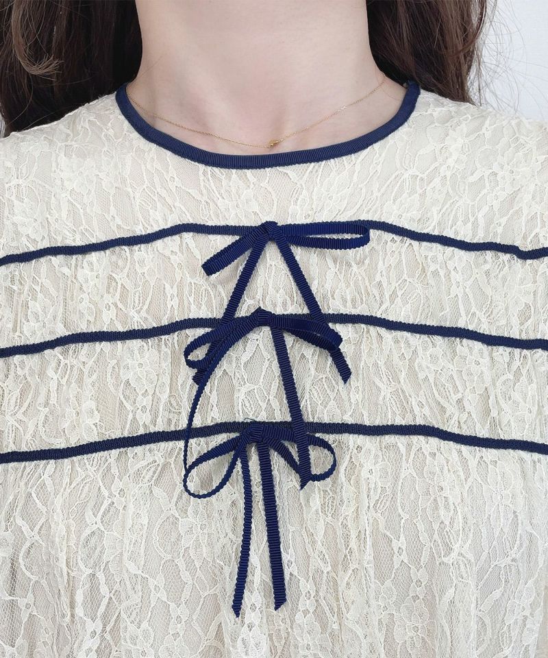 ivory / ribbon