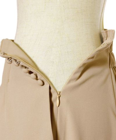 Side fastener (pink beige)