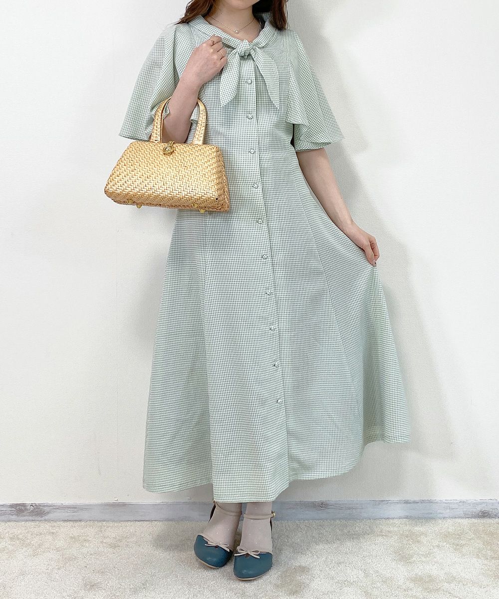 light green×white / 153cm