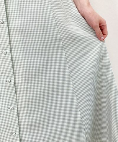 light green x white / fabric