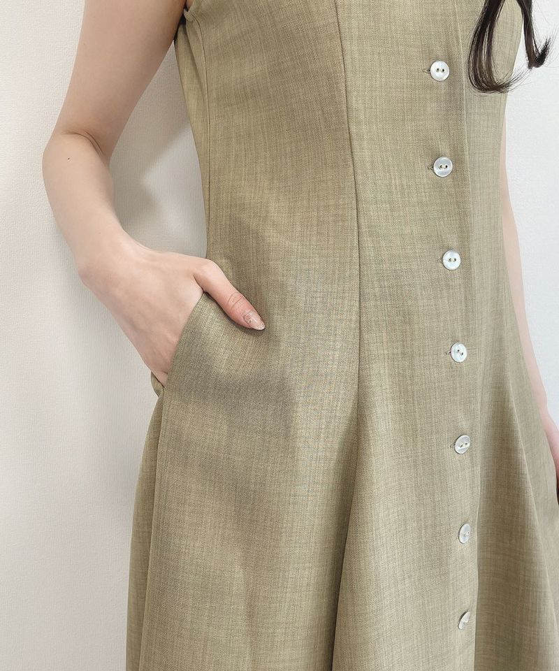 light khaki / side pocket