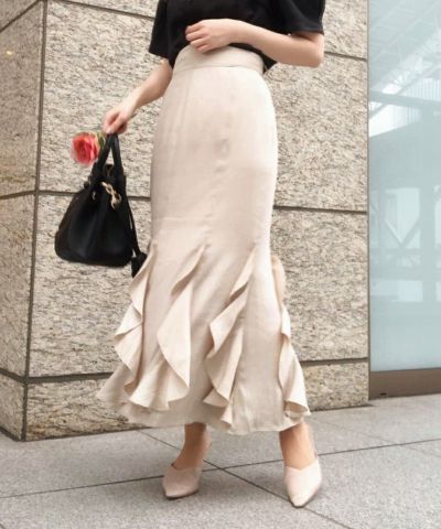 □Rose petal mermaid skirt/an another angelus [41BG01q010]
