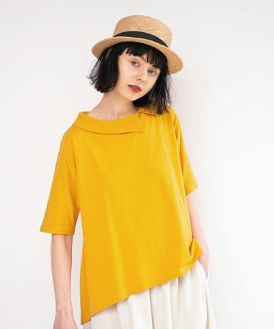 Side color dolman cut-and-sew / COUPE LE COEUR [41PI02h001]