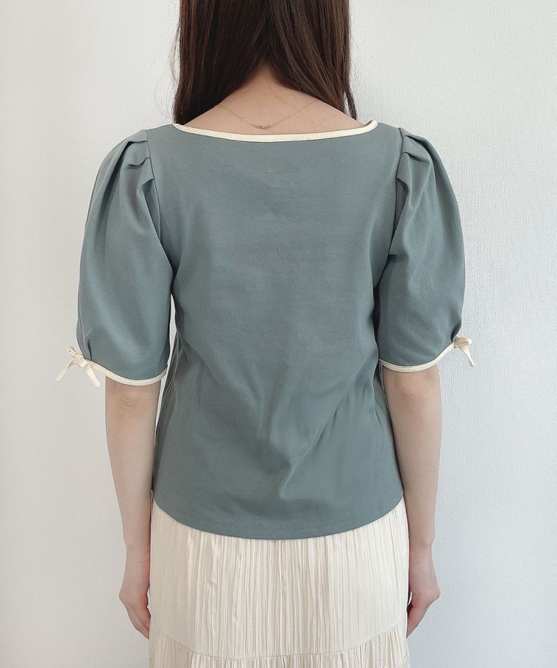 blue green×white / 162cm