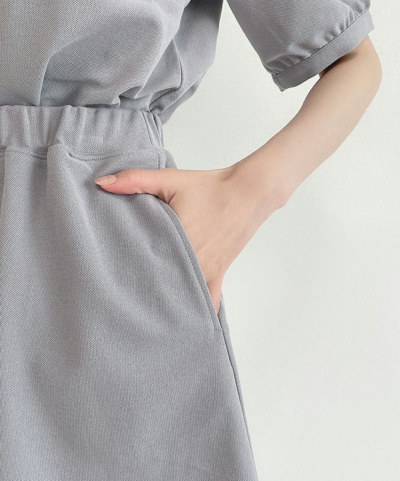 light gray / side pocket