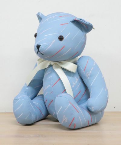 B: Reinette Striped Bowtie Dress L / BLUE x WH 520