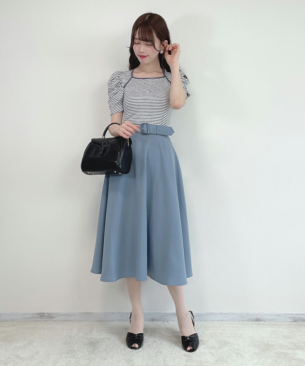 off white×blue / 162cm