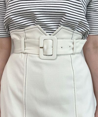ivory / belt