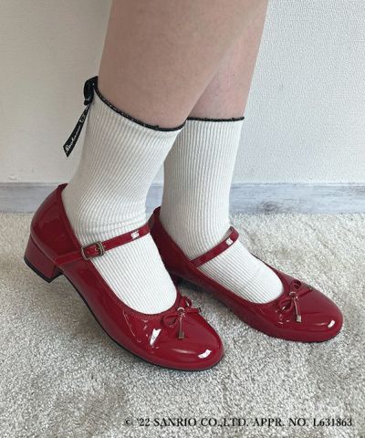 Logo Ribbon Mellow Socks / Pochakko / F int [42AB06e009]