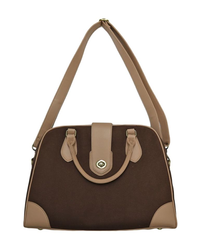 With strap (brown)