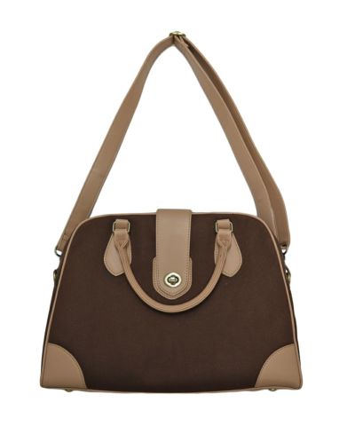 With strap (brown)